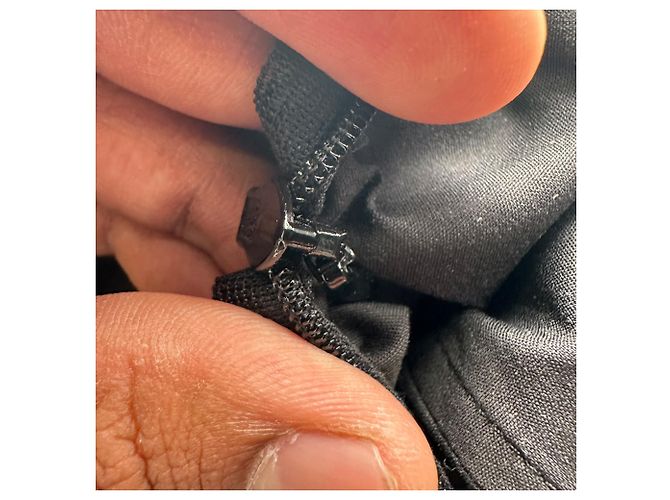 Jil Sander Vintage Midi-Rock aus schwarzer Baumwolle - Ansicht 5