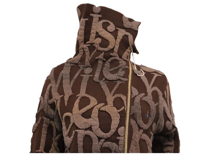 Veste Oversized Nicola Vivienne Westwood en laine marron Rouge - vue 2