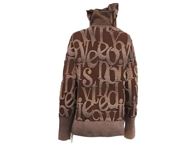 Veste Oversized Nicola Vivienne Westwood en laine marron Rouge - vue 4