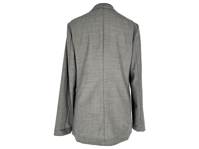 Blazer Brunello Cucinelli in cotone grigio - vista 2