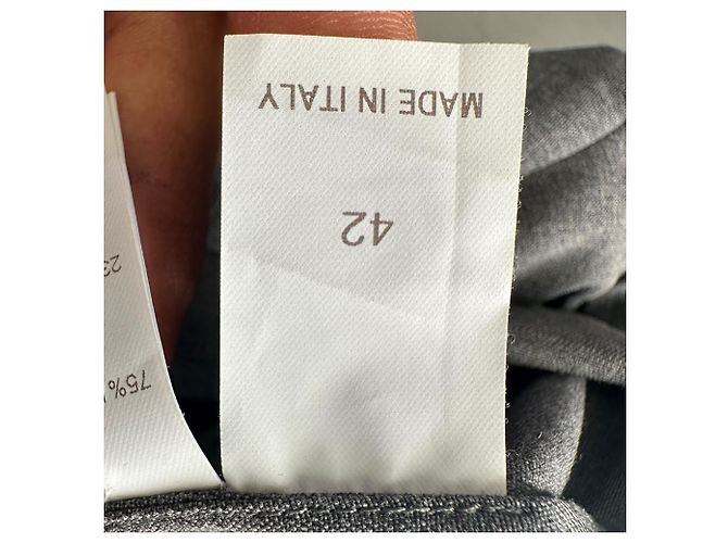 Blazer Brunello Cucinelli in cotone grigio - vista 5