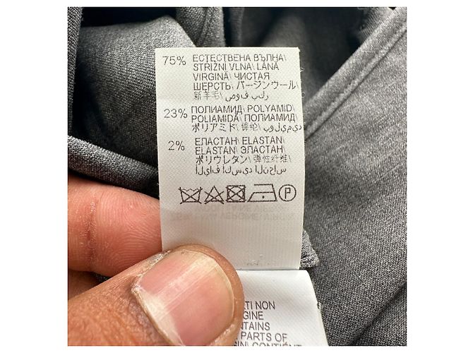 Blazer Brunello Cucinelli in cotone grigio - vista 8
