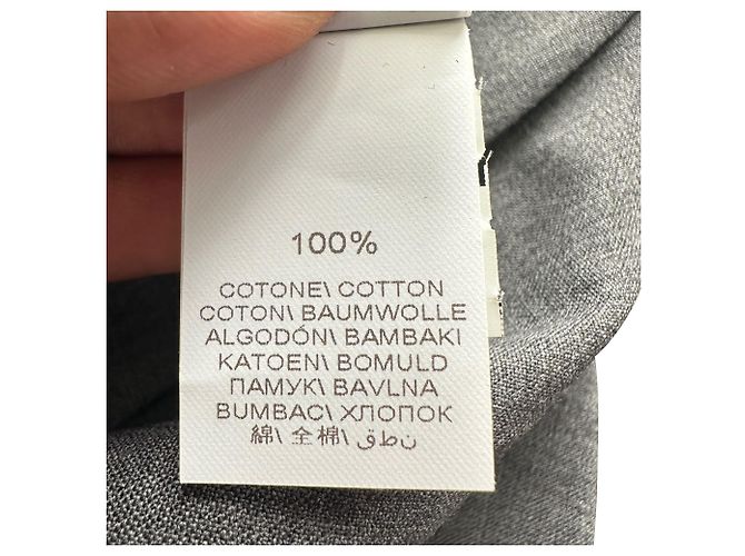 Blazer Brunello Cucinelli in cotone grigio - vista 9