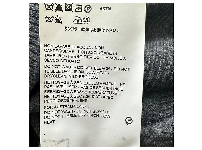 Jil Sander Strickcardigan mit Knöpfen aus grauer Wolle - Ansicht 7