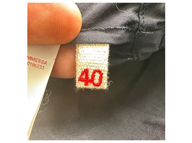 Marni Peplum-Top mit Kordzug aus schwarzer Baumwolle - Ansicht 5