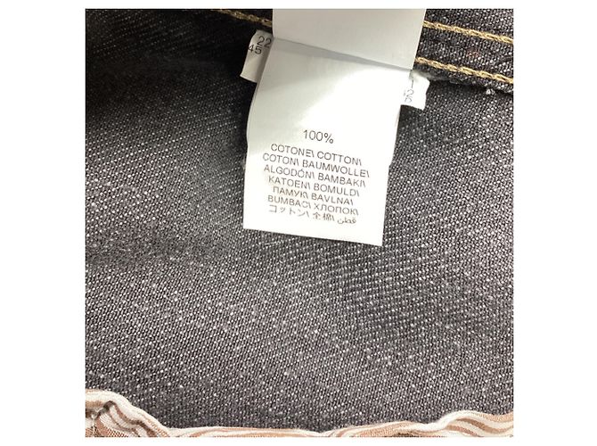 Chaqueta vaquera Brunello Cucinelli en algodón gris - vista 5