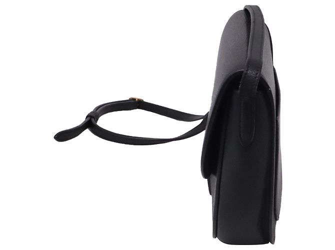 Céline Celine Trotteur Small Crossbody Bag aus schwarzem Leder - Ansicht 3