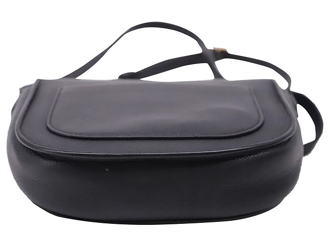 Céline Celine Trotteur Small Crossbody Bag aus schwarzem Leder - Ansicht 5