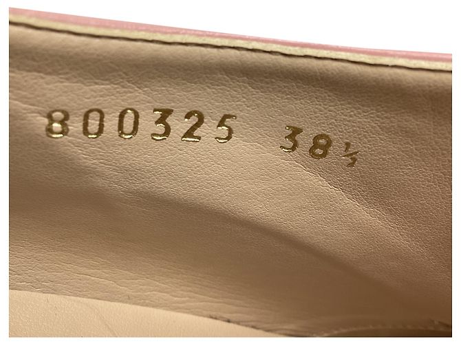 Stella Mc Cartney Chaussures compensées à plateforme Elyse de Stella McCartney en cuir rose - vue 7