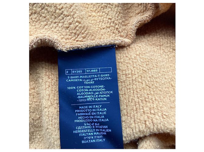 Sweatshirt tingida Tom Ford em algodão amarelo Camelo - vista 6