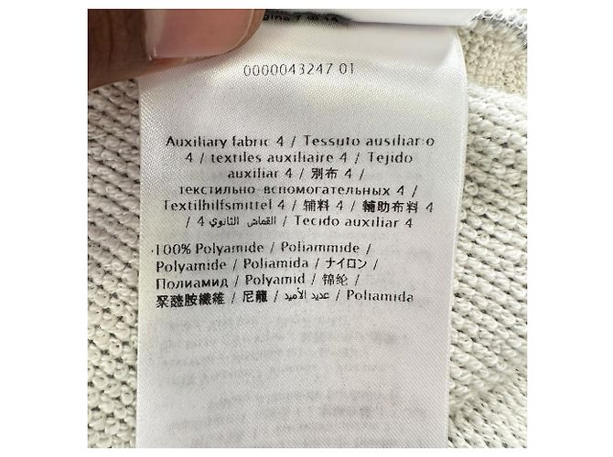 Valentino Garavani Sudadera Valentino con bordado de mariposa en algodón gris - vista 11