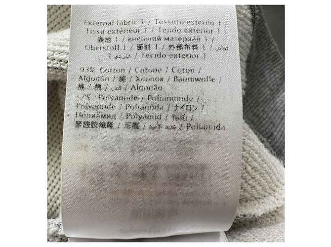Valentino Garavani Sudadera Valentino con bordado de mariposa en algodón gris - vista 6