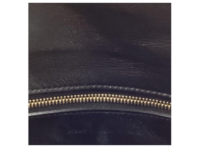 Céline Borsa a tracolla Celine Trotteur Small in pelle nera Stampa python - vista 11