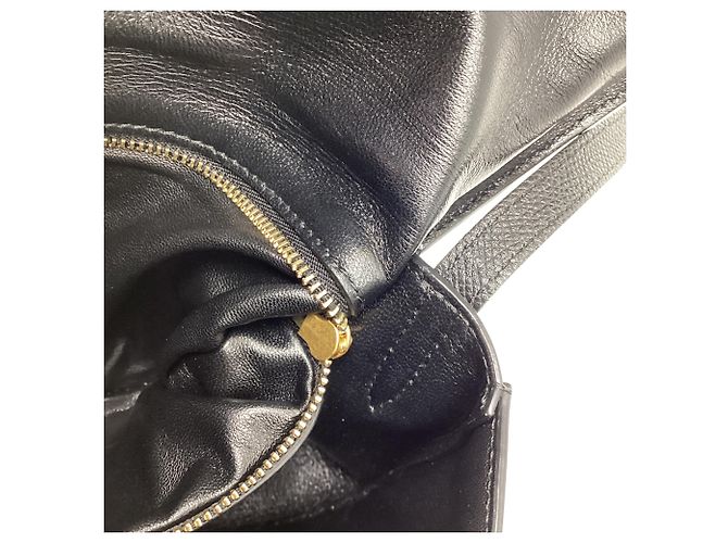 Céline Borsa a tracolla Celine Trotteur Small in pelle nera Stampa python - vista 7