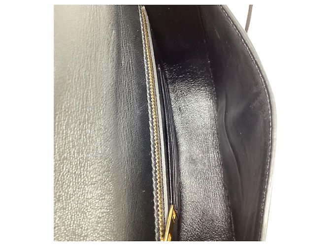 Céline Borsa a tracolla Celine Trotteur Small in pelle nera Stampa python - vista 9