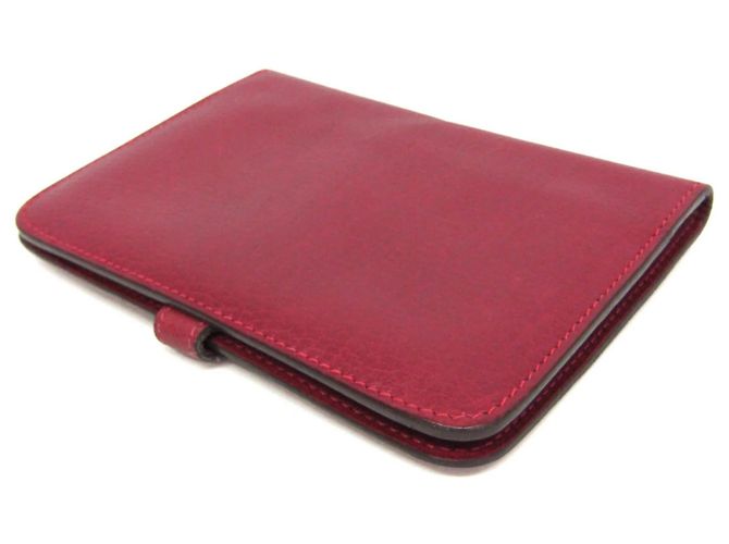 Hermès Dogon Compact Leather Rouge - vue 2