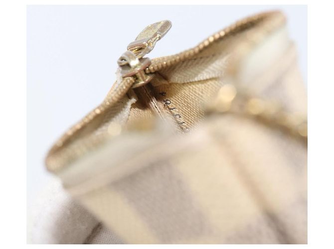 Louis Vuitton Pochette clés NM Damier Canvas Beige - Ansicht 7