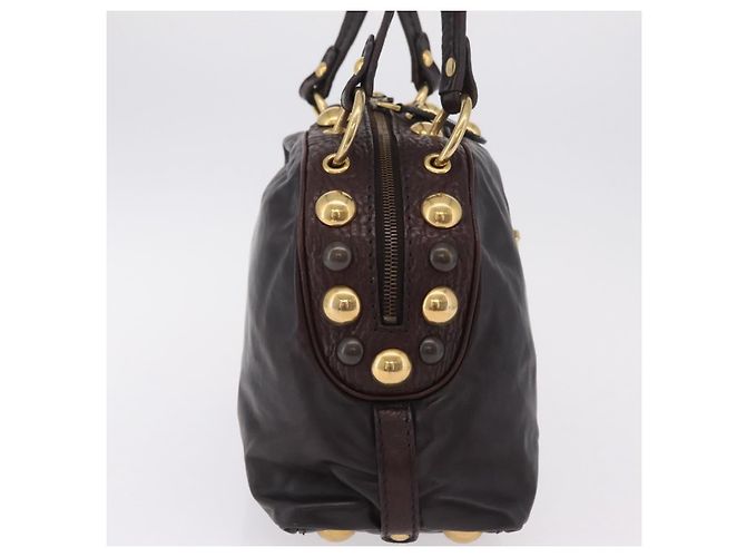 Gucci Babouska Heart Dome Satchel Leather Medium Negro - vista 4