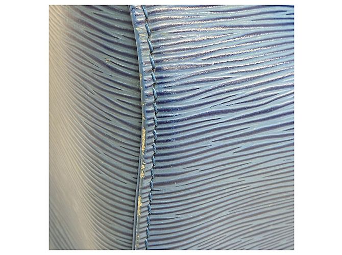Sac à main Louis Vuitton Epi Speedy 25 Bleu - vue 12