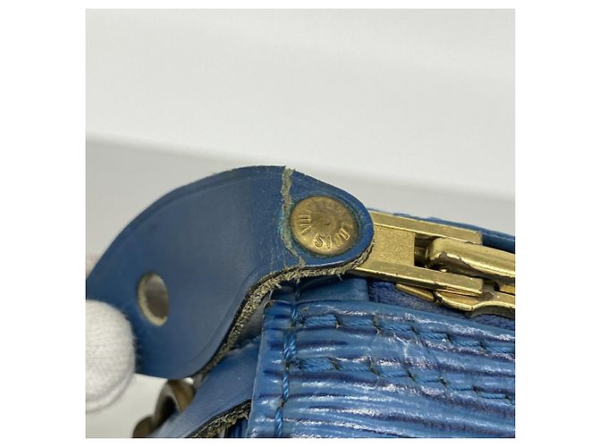 Sac à main Louis Vuitton Epi Speedy 25 Bleu - vue 6