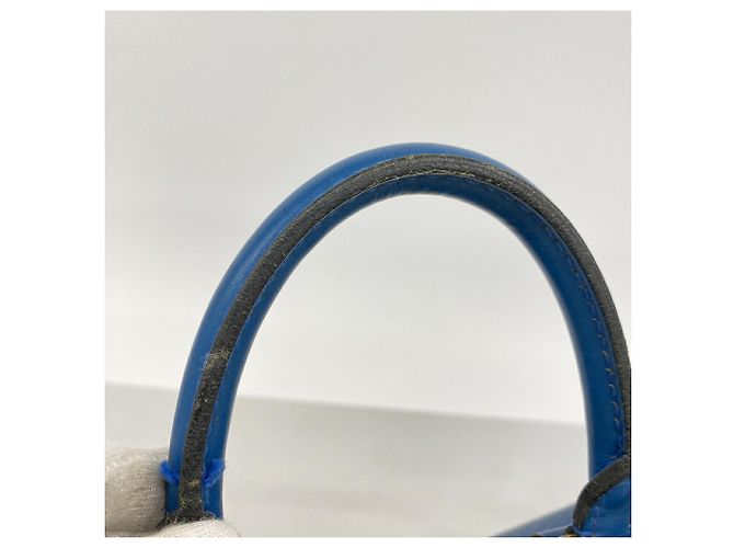Sac à main Louis Vuitton Epi Speedy 25 Bleu - vue 8