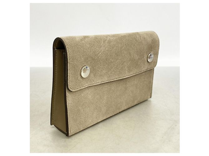 Hermès Borsa a tracolla Hermes Nap To Go Grizzly in Etoupe Gray Taupe - vista 2