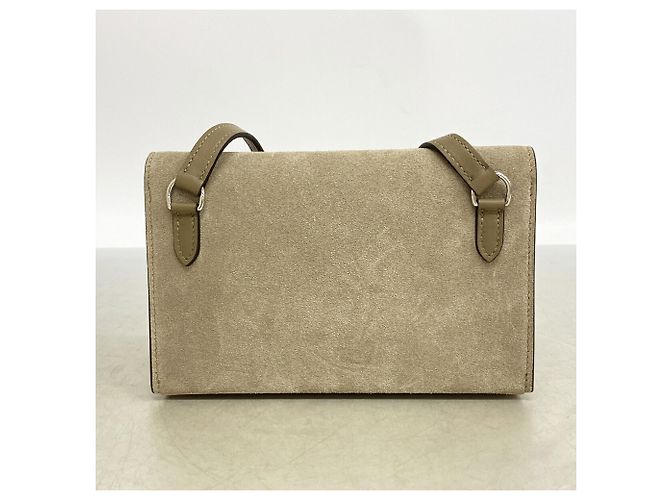 Hermès Borsa a tracolla Hermes Nap To Go Grizzly in Etoupe Gray Taupe - vista 6