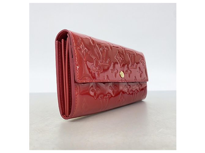 Louis Vuitton Vernis Portefeuille Sarah Long Wallet Rosso - vista 2