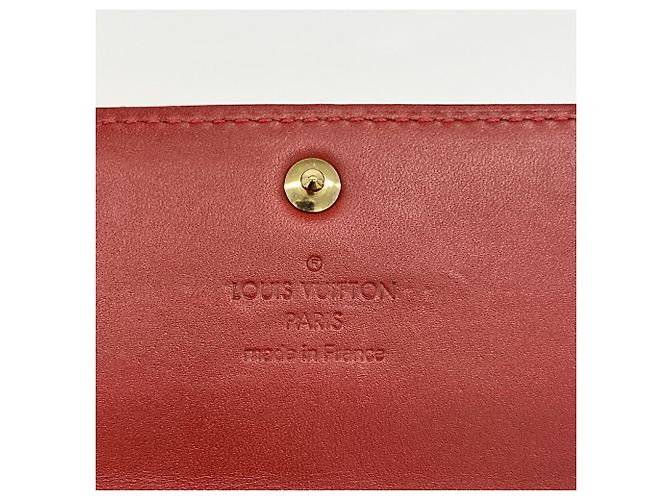 Louis Vuitton Vernis Portefeuille Sarah Long Wallet Rosso - vista 4