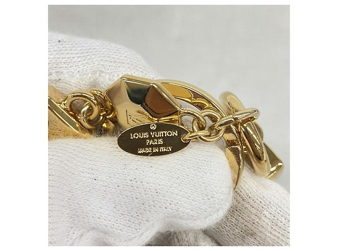 Portachiavi Louis Vuitton Charm LV Facet D'oro - vista 2