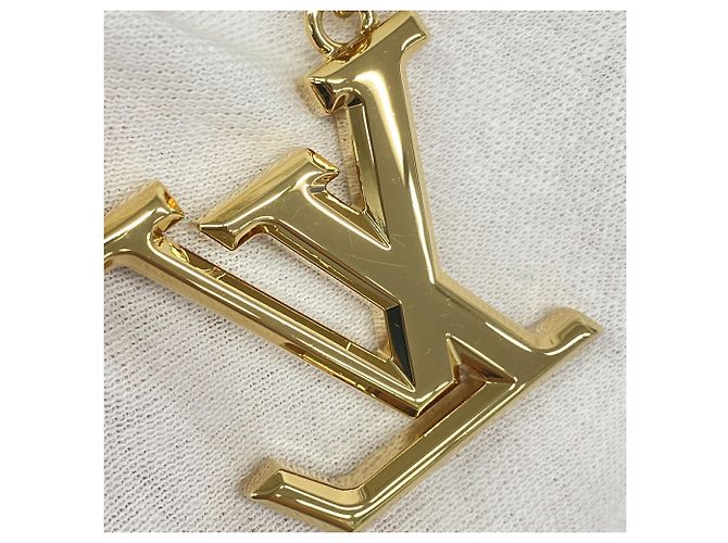 Portachiavi Louis Vuitton Charm LV Facet D'oro - vista 3