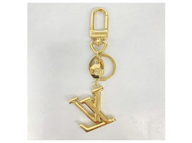 Portachiavi Louis Vuitton Charm LV Facet D'oro - vista 4