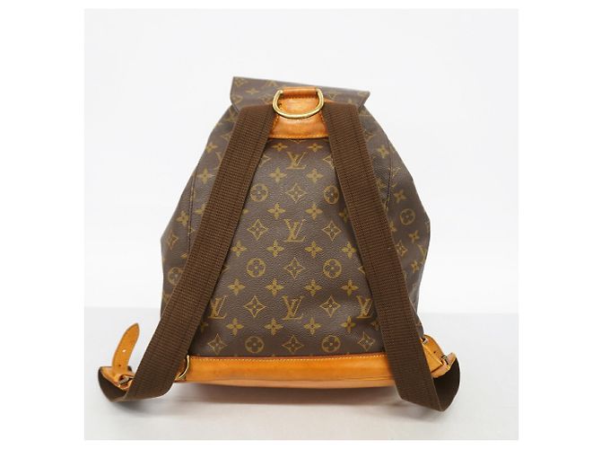 Mochila Louis Vuitton Monogram Montsouris GM Castaño - vista 12
