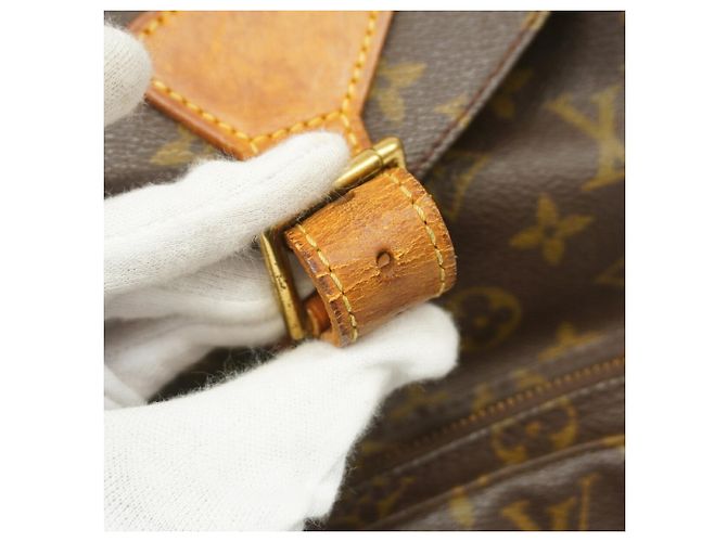 Mochila Louis Vuitton Monogram Montsouris GM Castaño - vista 8