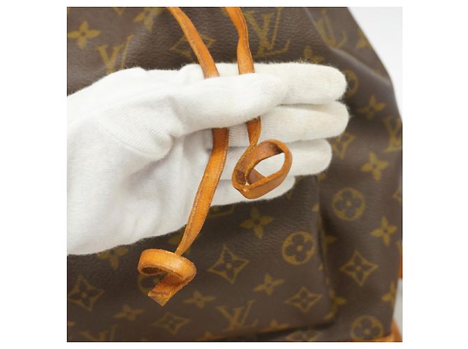 Mochila Louis Vuitton Monogram Montsouris GM Castaño - vista 9