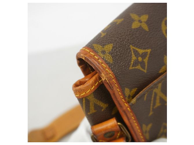 Borsa a tracolla Louis Vuitton Monogram Gibeciere MM Marrone - vista 7