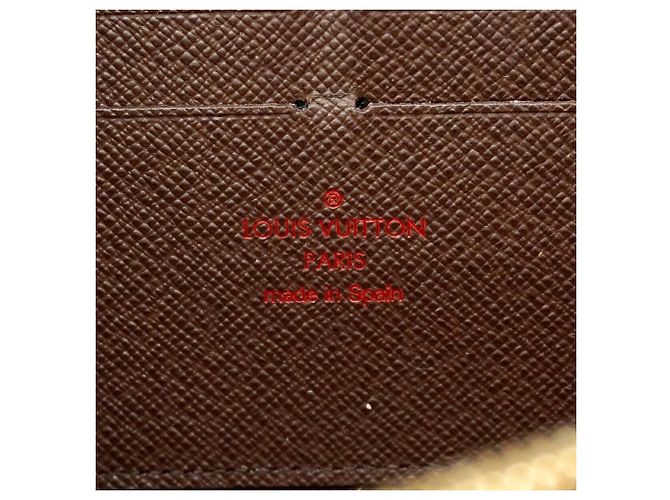 Louis Vuitton Damier Zippy Geldbörse Damier ebene - Ansicht 4