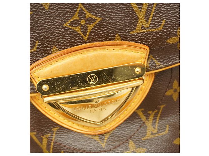 Borsa a tracolla Louis Vuitton Monogram Beverly GM Marrone - vista 11