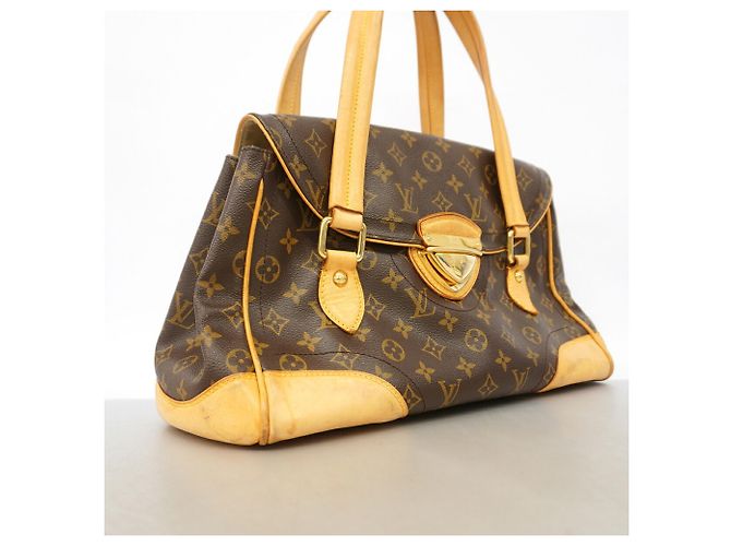 Borsa a tracolla Louis Vuitton Monogram Beverly GM Marrone - vista 2