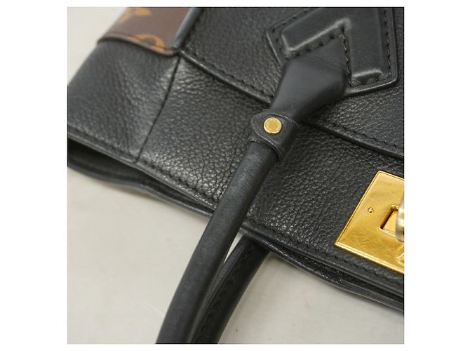 Louis Vuitton Monogram On My Side PM Handbag Brown Black - view 10