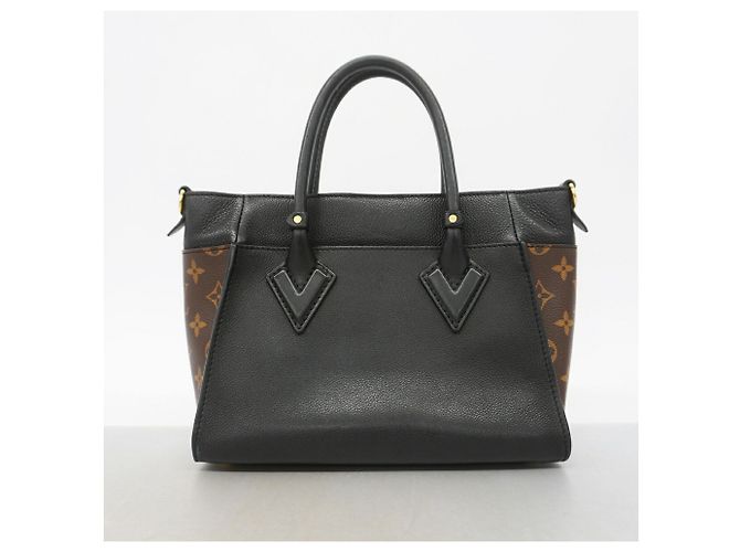 Louis Vuitton Monogram On My Side PM Handbag Brown Black - view 11