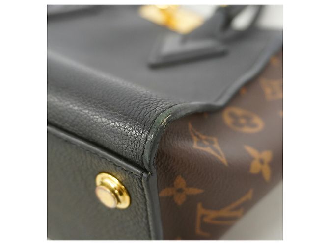 Louis Vuitton Monogram On My Side PM Handbag Brown Black - view 6