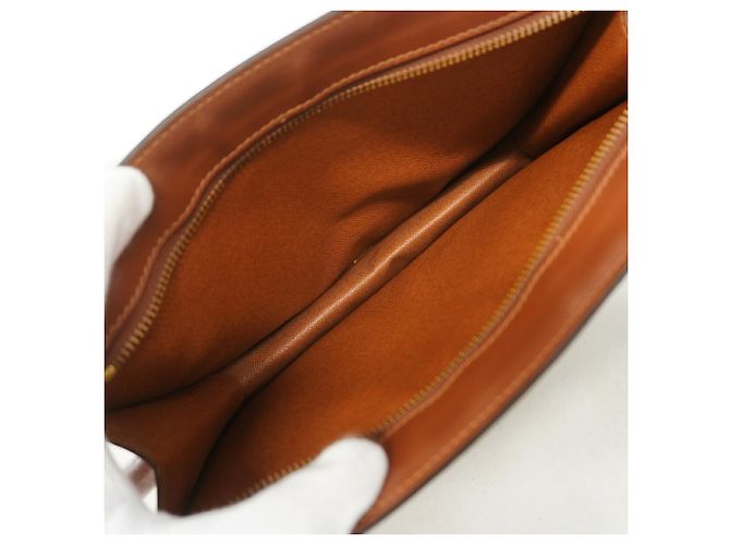 Louis Vuitton Monogram Pochette Homme Clutch Bag Marron - vue 4