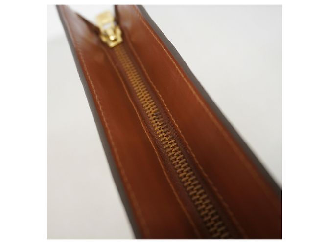 Louis Vuitton Monogram Pochette Homme Clutch Bag Marron - vue 9