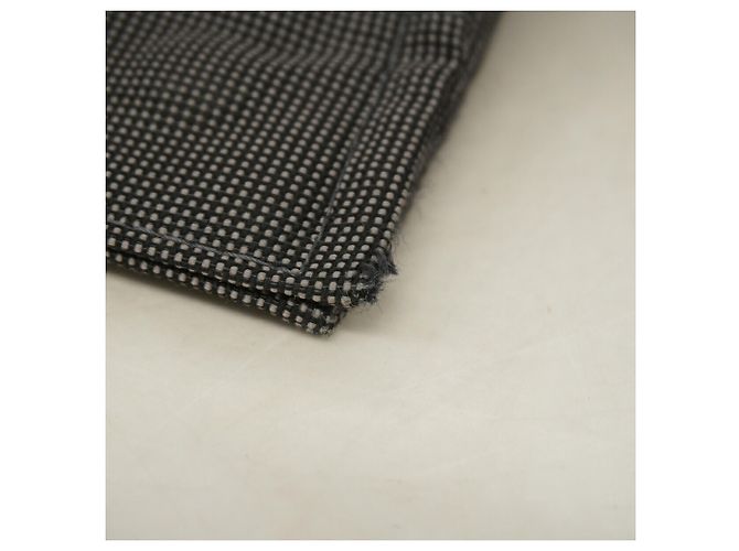 Hermès Mochila Hermes de nailon gris Castaño - vista 7