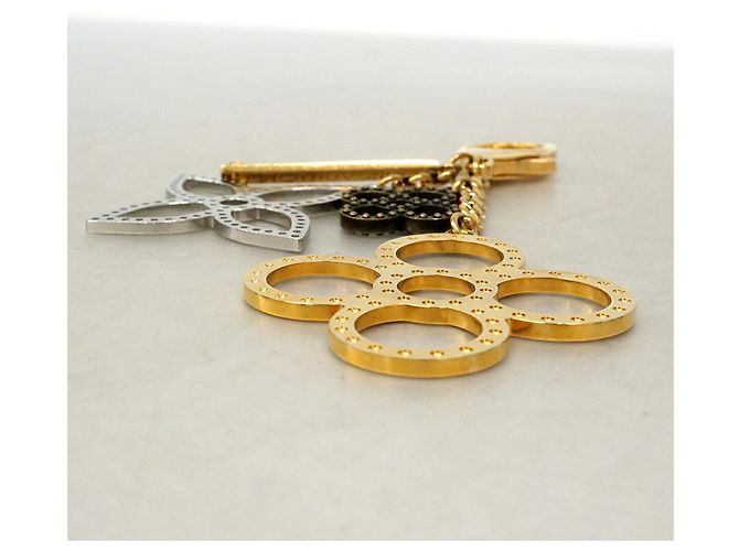 Louis Vuitton Keychain Charm Bijou Sac Page M65090 Argento D'oro - vista 2