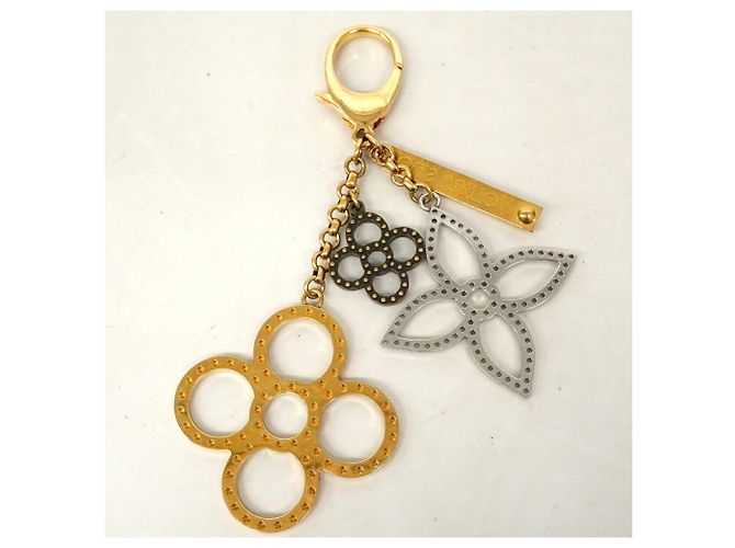 Louis Vuitton Keychain Charm Bijou Sac Page M65090 Argento D'oro - vista 7
