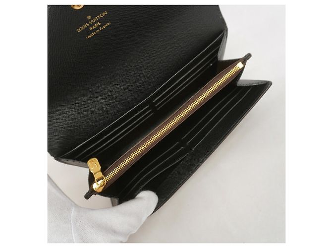Louis Vuitton Monogram Giant Reverse Portefeuille Sarah Long Wallet Braun - Ansicht 3