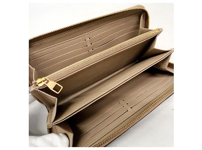 Louis Vuitton Monogram Empreinte Zippy Wallet Grau - Ansicht 3