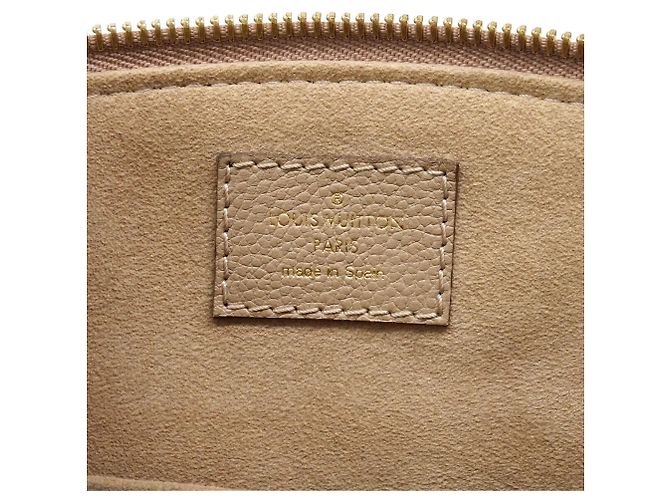 Sac à main Louis Vuitton Monogram Empreinte Bicolor Petit Palais PM Gris Écru - vue 5